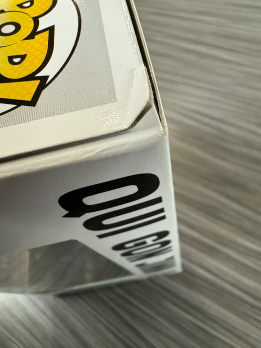 Funko POP! Star Wars: Qui Gon Jinn (GITD)(2017 Galactic Convention)(Damaged Box) #128