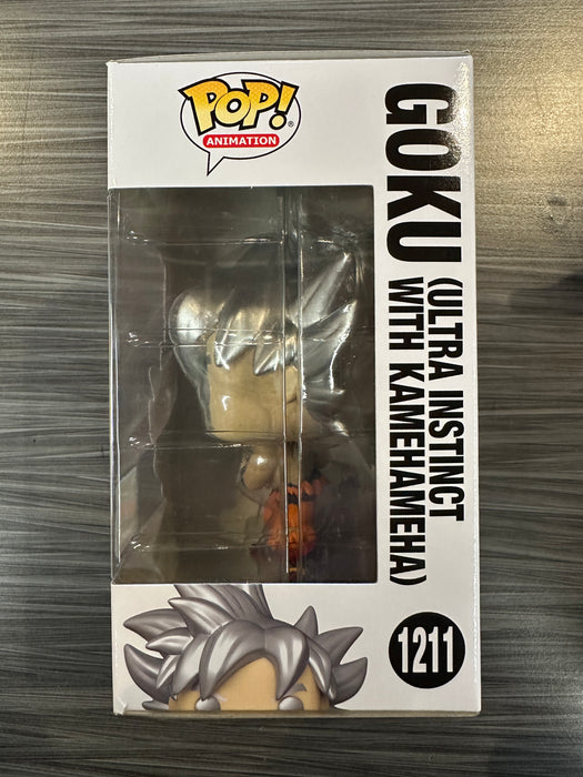 Funko POP! Animation: DragonBall Z - Goku (Ultra Instinct w/ Kamehameha)(2022 NYCC)(Damaged Box) #1211
