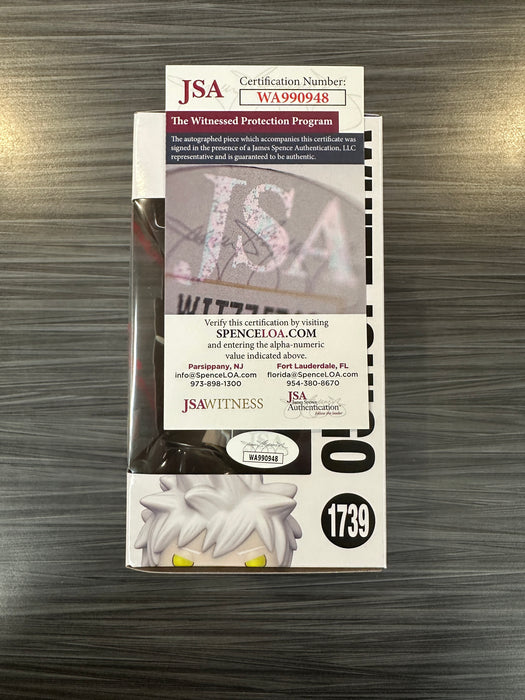 Funko POP! Animation: Bleach - White Ichigo (AAA)(Signed/Johnny Yong Bosch/JSA) [B] #1739