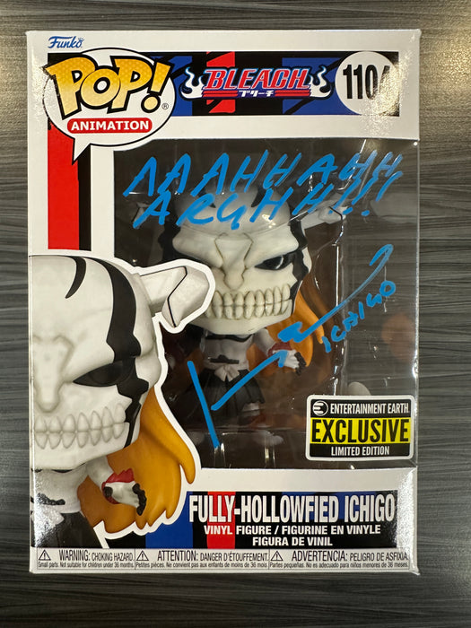 Funko POP! Animation: Bleach - Fully-Hollowfied Ichigo (Signed/Johnny Yong Bosch/JSA)(Entertainment Earth) [B] #1104