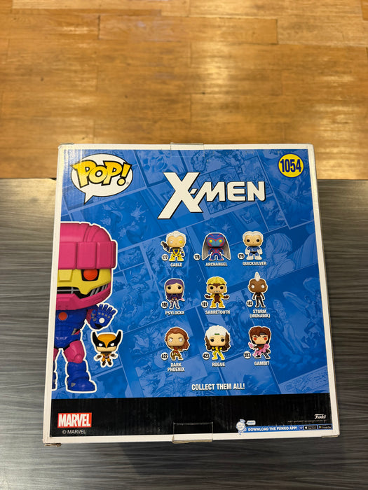 Funko POP! Marvel: X-Men - Sentinel (PX Previews)(Black Light)(CHASE)(Damaged Box*) #1054