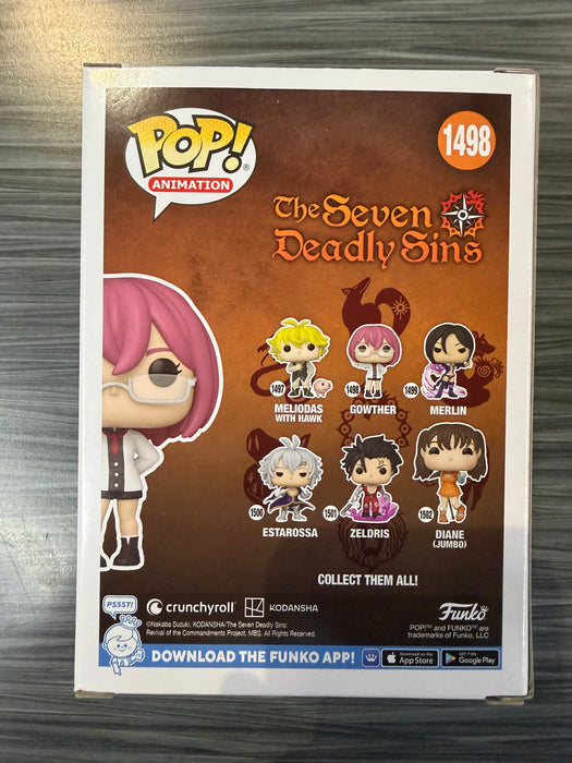 Funko POP! Animation: Seven Deadly Sins - Gowther (Diamond)(Entertainment Earth) (Signed/Erik Kimerer/JSA)(Damaged Box) #1498