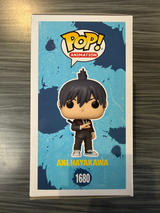 Funko POP! Animation: Chainsaw Man - Aki Hayakawa (Signed/Regan Murdock/OC)(Damaged Box) #1680