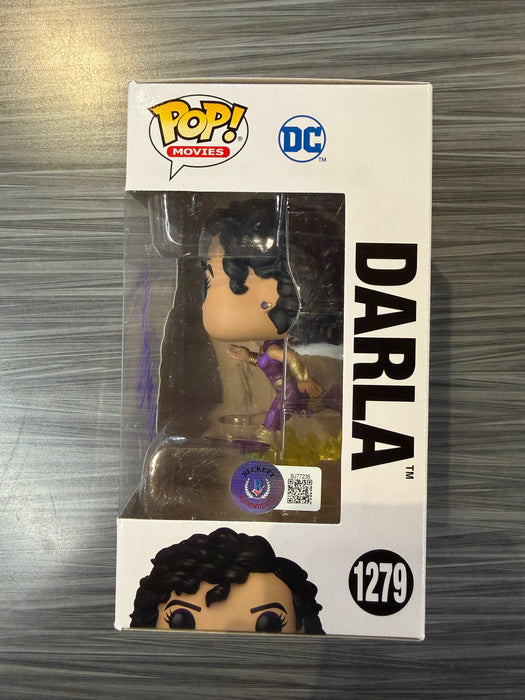 Funko POP! Heroes: Shazam - Darla (Signed/Megan Good/Beckett)(Damaged Box) #1279