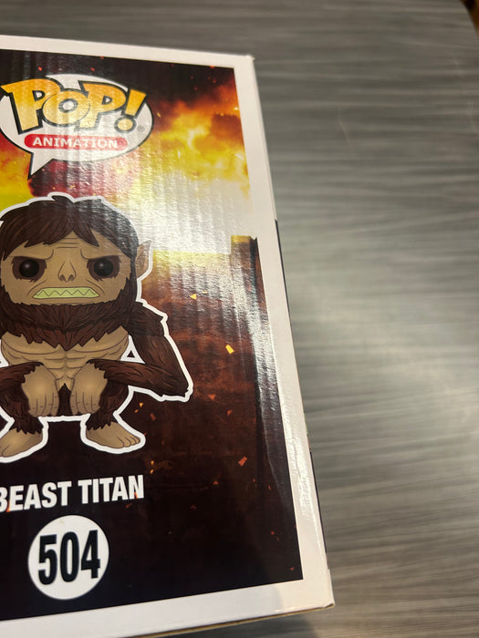 Funko POP! Animation: Attack on Titan - Beast Titan (Hot Topic)(Damaged Box) #504