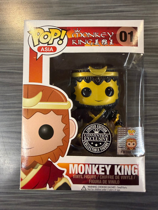 Funko POP! Asia: Monkey King - Monkey King (Convention Exclusive)(Damaged Box) #01