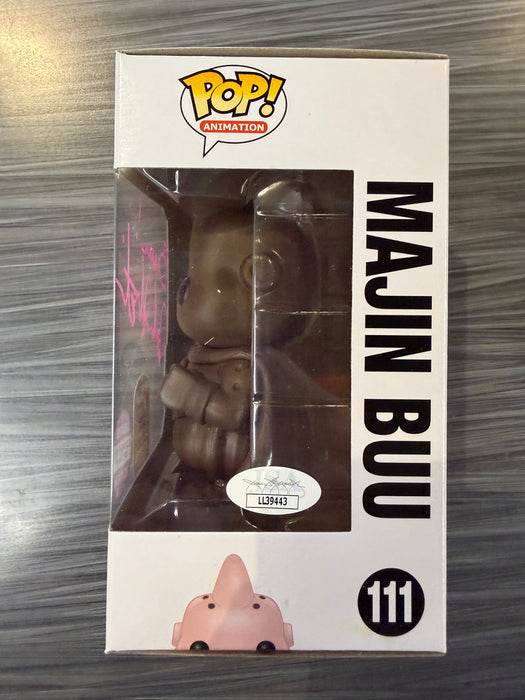 Funko POP! Animation: Dragon Ball - Majin Buu [Chocolate](Convention Exclusive)(7BAP 95Pcs)(Signed/ Josh Martin/ JSA) #111