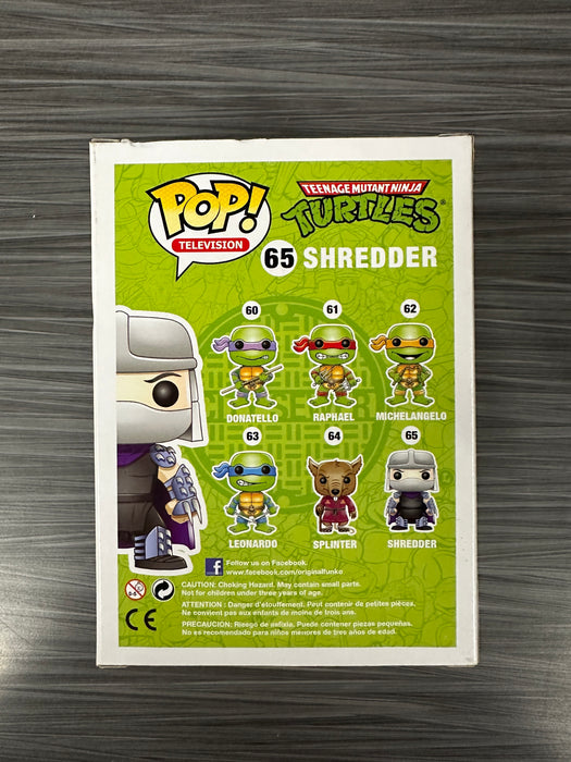 Funko POP! Television: Teenage Mutant Ninja Turtles - Shredder (Damaged Box) #65