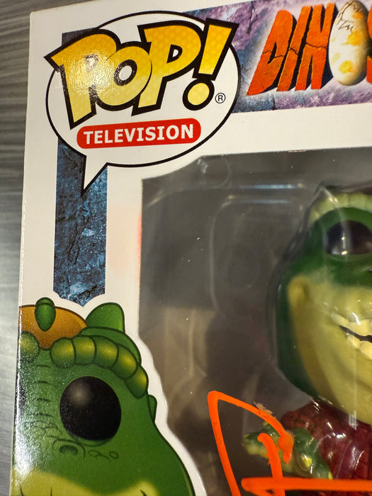 Funko POP! Television: Dinosaurs - Earl Sinclair (Signed/Stuart Pankin/PSA)(Damaged Box) #959