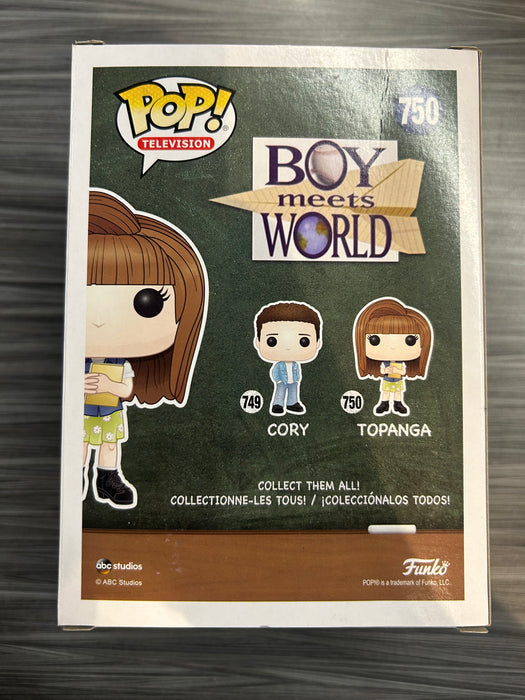 Funko POP! Television: Boy Meets World - Topanga (Signed/Danielle Fisher/JSA)(Damaged Box) #750