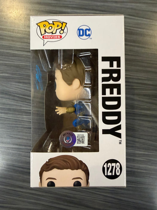 Funko POP! Movies: Shazam! Fury Of The Gods - Freddy (Signed/ Jack Dylan Grazer/ Beckett) #1278