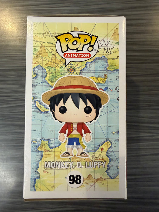 Funko POP! Animation: One Piece - Monkey. D. Luffy (Signed/Erica Schroeder/PSA) #98