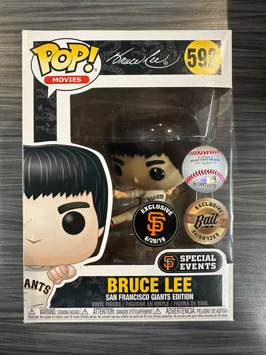 Funko POP! Movies: Bruce Lee (SF Giants) (Bait)(Damaged Box)[B] #592