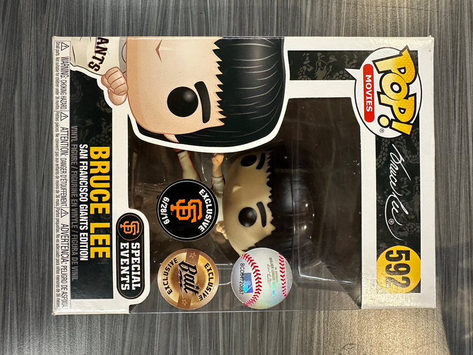 Funko POP! Movies: Bruce Lee (SF Giants) (Bait)(Damaged Box)[C] #592