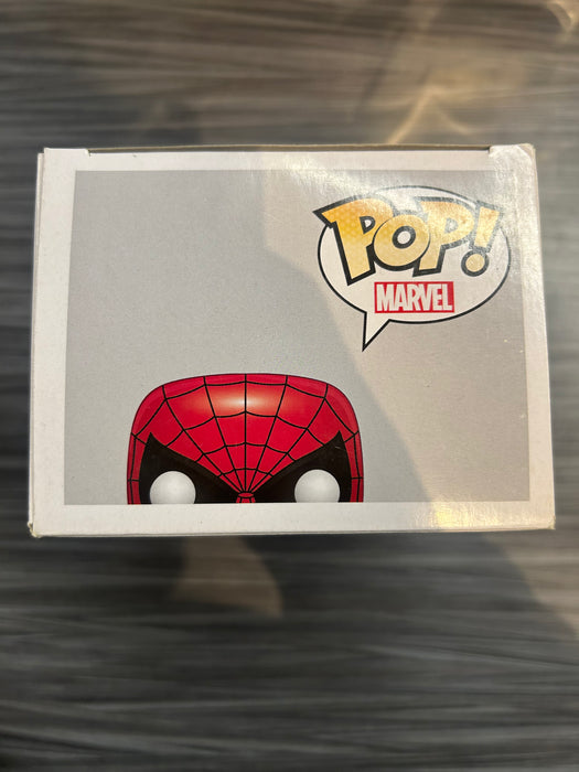 Funko POP! Marvel: The Amazing Spiderman 2 - Spider-Man (Signed/ Stan Lee/ Excelsior)(Damaged Box*) #45