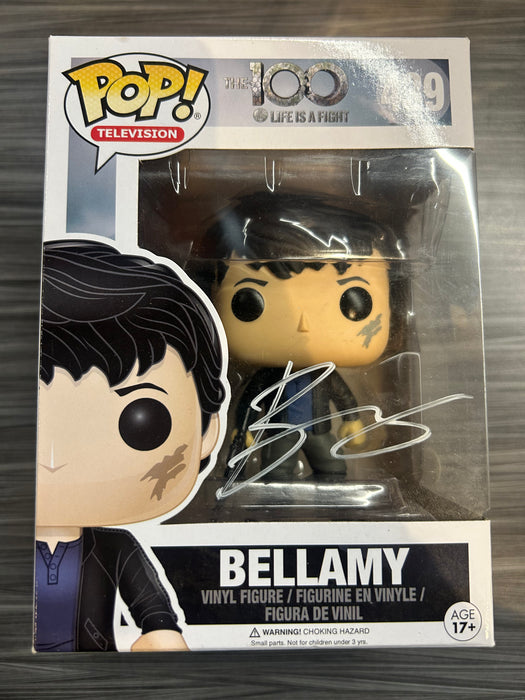 Funko POP! Television: The 100 Life Is A Fight - Bellamy (Signed/ Bob Morley/ JSA)(Damaged Box) #439