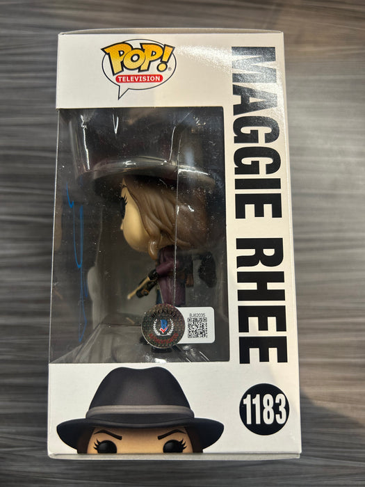 Funko POP! Television: The Walking Dead - Maggie Rhee (Signed/ Lauren Cohan/ Beckett)(Damaged Box) #1183