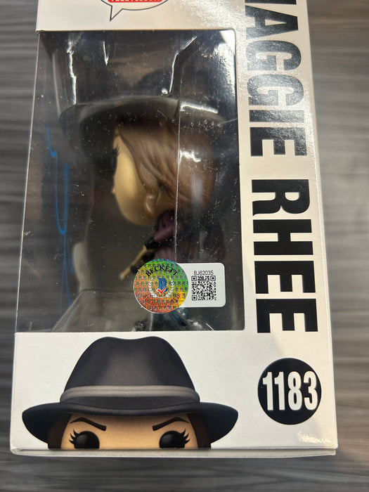 Funko POP! Television: The Walking Dead - Maggie Rhee (Signed/ Lauren Cohan/ Beckett)(Damaged Box) #1183