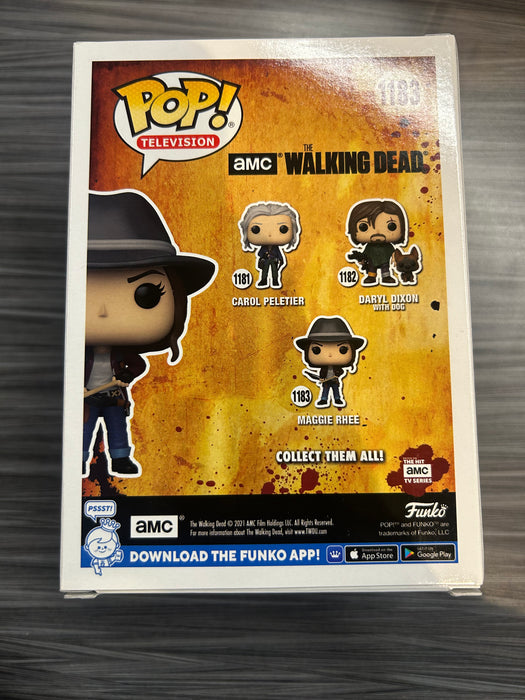 Funko POP! Television: The Walking Dead - Maggie Rhee (Signed/ Lauren Cohan/ Beckett)(Damaged Box) #1183