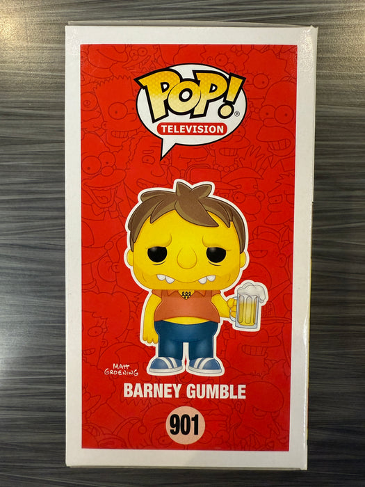 Funko POP! Television: The Simpsons - Barney Gumble (Signed/Dan Castellaneta/PSA) #901