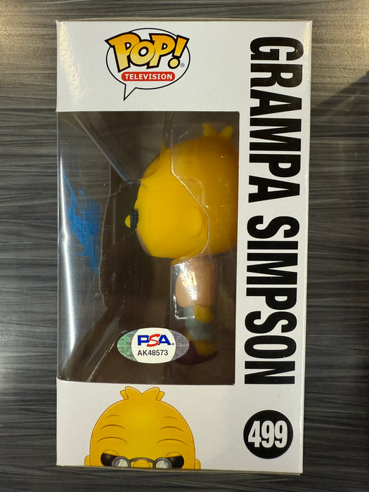 Funko POP! Television: The Simpsons - Grampa Simpson (Signed/Dan Castellaneta/PSA) #499