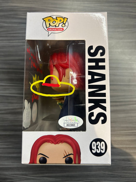 Funko POP! Animation: One Piece - Shanks (Big Apple)(CHASE)(Signed/Brandon Potter/JSA) #939