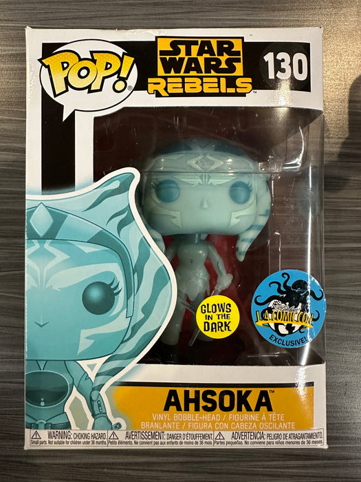 Funko POP! Star Wars Rebels: Ahsoka (GiTD)(LA Comic Con)(Damaged Box)[C] #130