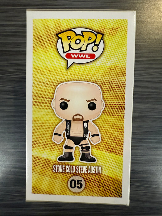 Funko POP! WWE: Stone Cold Steve Austin [2K 3:16 Vest] (GameStop/Missing Sticker)(Damaged Box) #05