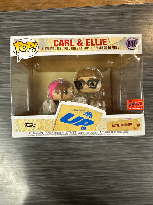 Funko POP! Disney Pixar: UP - Carl & Ellie (2020 NYCC)(Damaged Box) #979