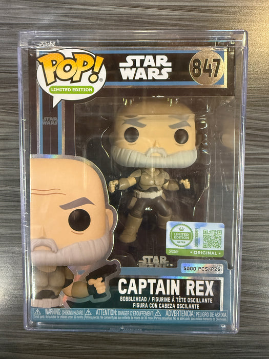 Funko POP! Limited Edition: Star Wars - Captain Rex (Funko Sticker/ Chalice)(5000 Pcs) #847