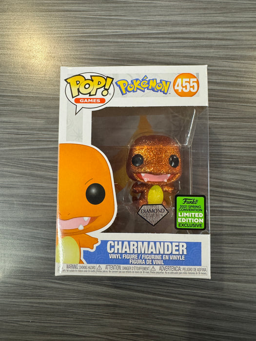 Funko POP! Games: Pokemon - Charmander (Diamond)(2021 Spring Convention)(Damaged Box) #455