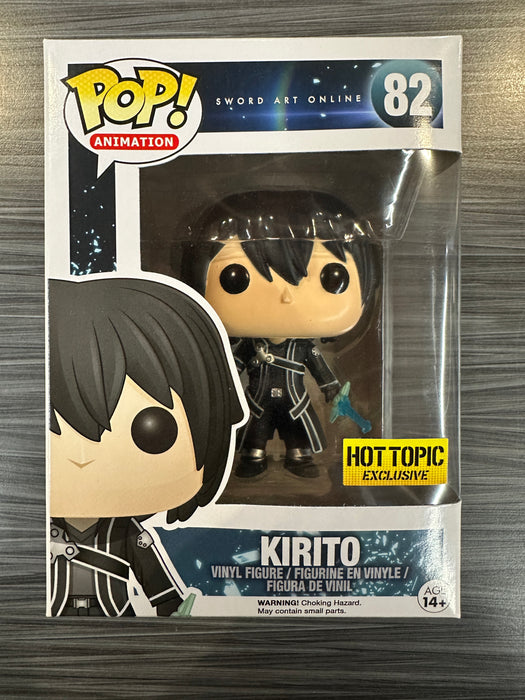 Funko POP! Animation: Sword Art Online - Kirito (Hot Topic)(Damaged Box) [B] #82