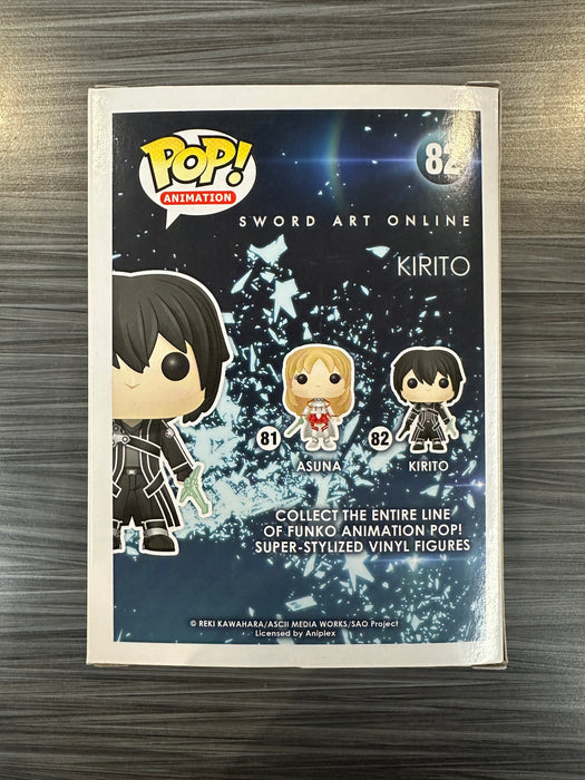 Funko POP! Animation: Sword Art Online - Kirito (Hot Topic)(Damaged Box) [B] #82