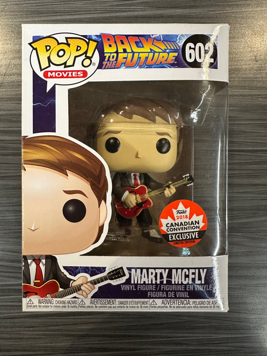 Funko POP! Movies: Back To The Future - Marty Mcfly (2018 Canadian Convention Exclusive)(Damaged Box)[B] #602