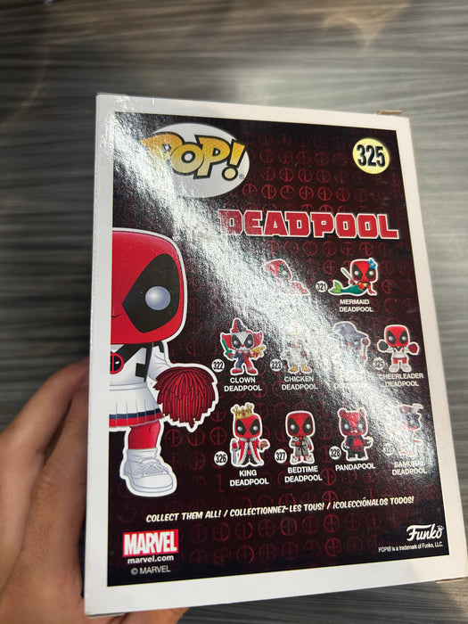 Funko POP! Deadpool: Cheerleader Deadpool [Pink Glitter] (2018 SDCC/1000 PCS)(Damaged Box) #325