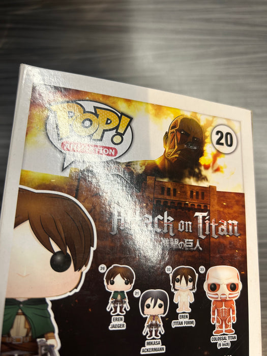 Funko POP! Animation: Attack on Titan - Eren Jaeger (Damaged Box) #20