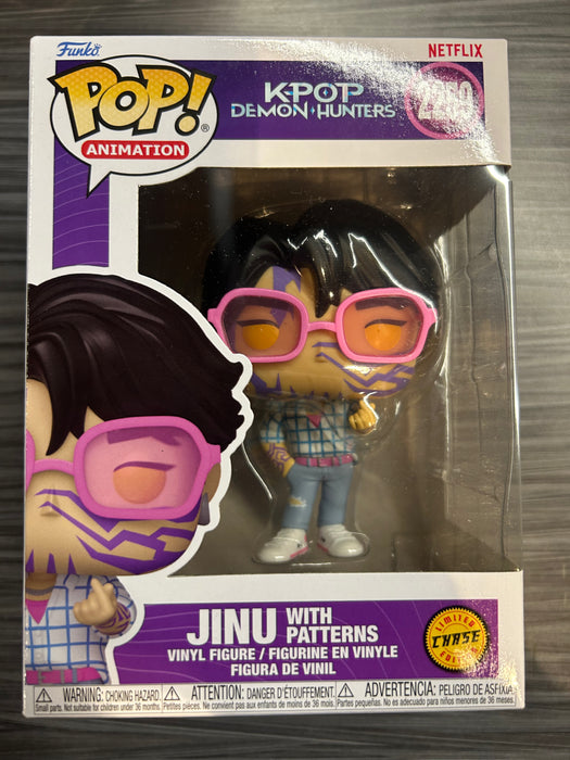 Funko POP! Animation: K-Pop Demon Hunters - Jinu with Patterns (CHASE)(Damaged Box)[B] #2259
