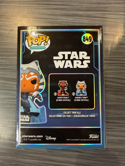 Funko POP! Limited Edition: Star Wars - Ahsoka Tano [Kyber Crystal] (2026 SDCC)(Funko Supreme/9500 PCS)(Damaged Box) #849