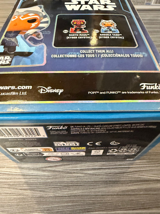 Funko POP! Limited Edition: Star Wars - Ahsoka Tano [Kyber Crystal] (2026 SDCC)(Funko Supreme/9500 PCS)(Damaged Box) #849