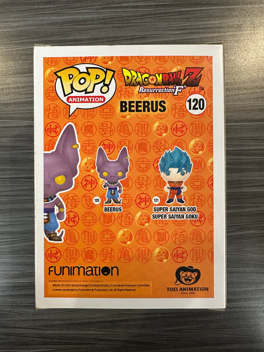 Funko POP! Animation: Dragon Ball Z - Beerus (Damaged Box)[B] #120