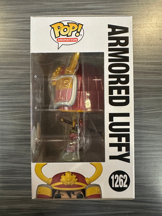 Funko POP! Animation: One Piece - Armored Luffy [Metallic] (CHASE)(Funko)(Damaged Box) #1262
