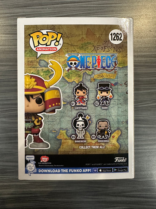 Funko POP! Animation: One Piece - Armored Luffy [Metallic] (CHASE)(Funko)(Damaged Box) #1262