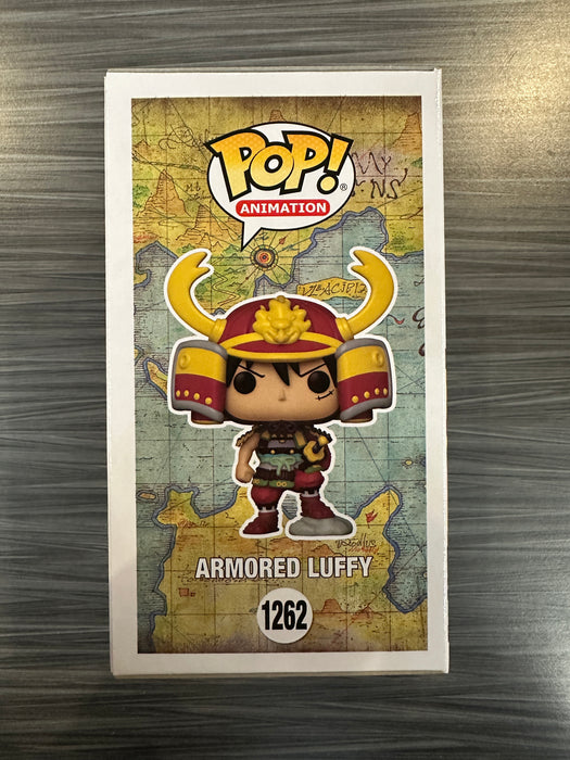 Funko POP! Animation: One Piece - Armored Luffy [Metallic] (CHASE)(Funko)(Damaged Box) #1262