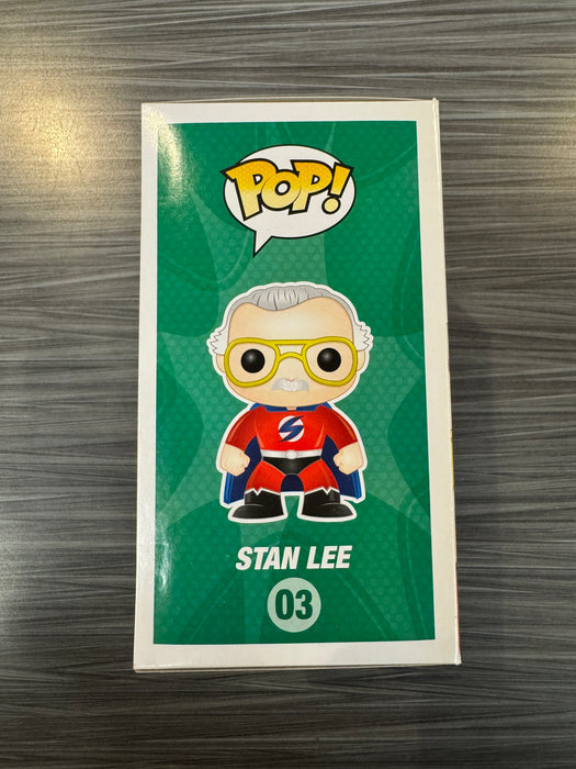 Funko POP! Stan Lee Collectibles: Stan Lee (Comikaze Missing Sticker)(Damaged Box) #03