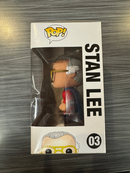Funko POP! Stan Lee Collectibles: Stan Lee (Comikaze Missing Sticker)(Damaged Box) #03