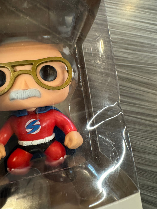 Funko POP! Stan Lee Collectibles: Stan Lee (Comikaze Missing Sticker)(Damaged Box) #03