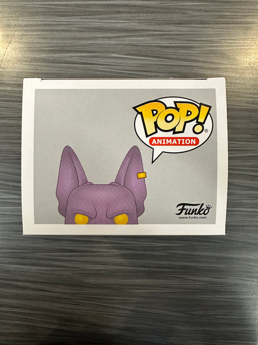 Funko POP! Animation: Dragon Ball Z - Beerus (Flocked)(Funimation)(Signed/Jason Douglas/JSA) #514