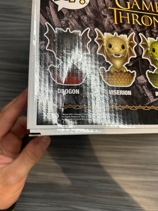 Funko POP! Game of Thrones: Drogon, Viserion, & Rhaegal (2020 Spring Convention)(Damaged Box)[3-Pack]