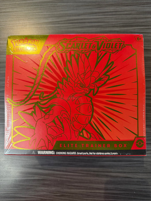 Pokémon TCG Scarlet & Violet Koraidon Elite Trainer Box [Tear]