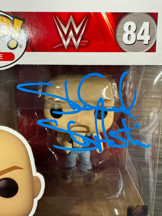 Funko POP! WWE: "Stone Cold" Steve Austin [Blue Sig.] (Signed/Steve Austin/Beckett) #84